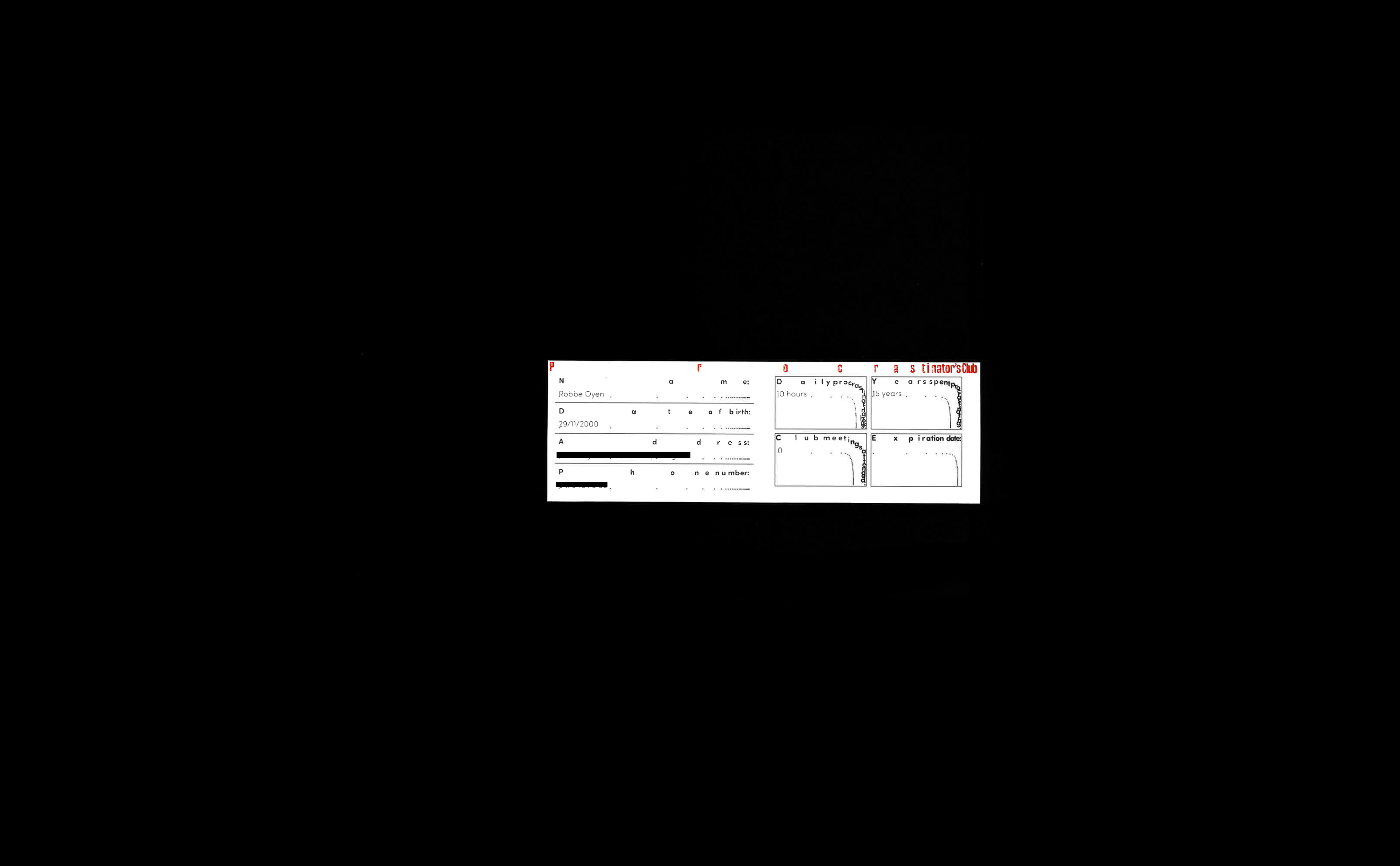 member card